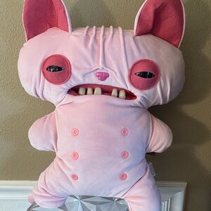 Big Fugg Mr. Stinkles Wrinkles Pink Hairless Cat BIG 18 Inches NWT